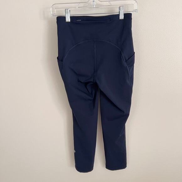 Lululemon Mineral Blue Swift Speed High-Rise Crop 21" Size 4 - Picture 3 of 8